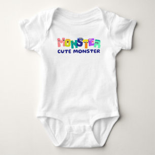 Monster süßes Monster  Baby Strampler