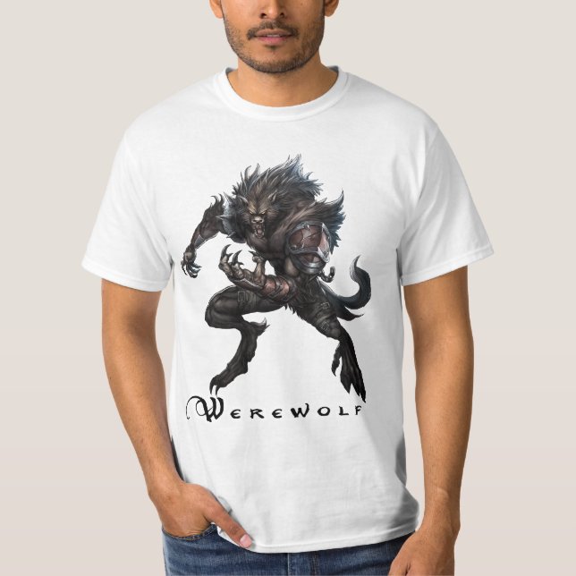 Monster-T-Shirt - Werewolf T-Shirt (Vorderseite)