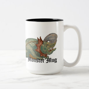 Monster-Tasse Zweifarbige Tasse