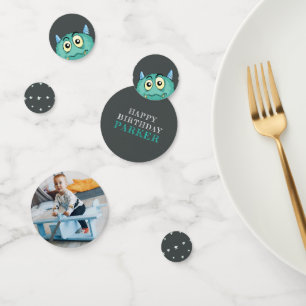 Monster Thema Geburtstag Konfetti
