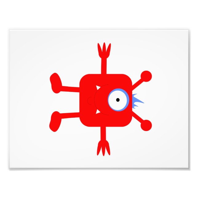 Monster Theme Baby Boy Room Print (1 von 4) Fotodruck (Vorne)