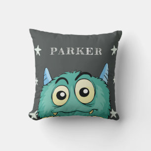 Monster Theme Boy Kissen