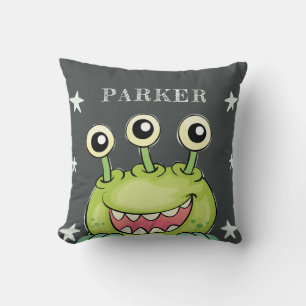 Monster Theme Boy Kissen