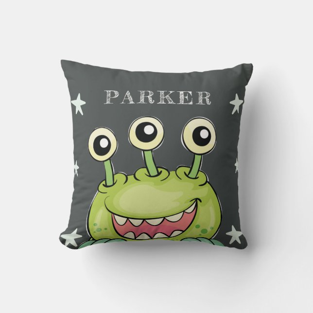 Monster Theme Boy Kissen (Vorderseite)