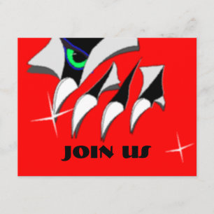 MONSTER THEME CLAWS & EYE PARTY EINLADUNGEN INVVIE