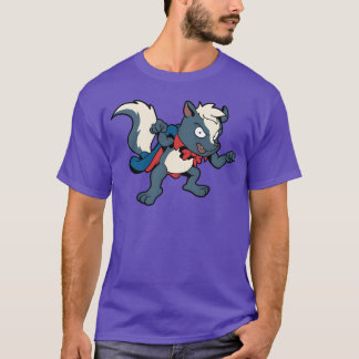 Monster-Tiere Vampir Skunk Mädchen T-Shirt