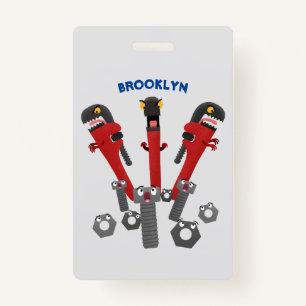 Monster-Tools für Spaß Cartoon Ausweis