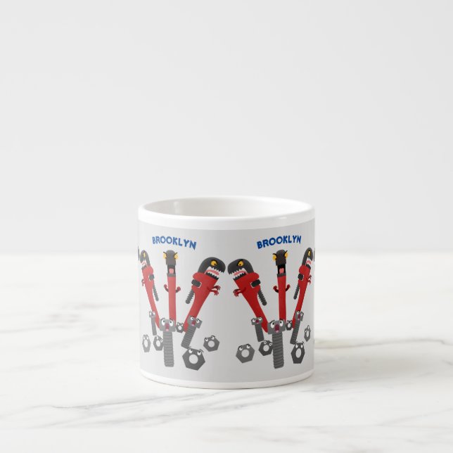 Monster-Tools für Spaß Cartoon Espressotasse (Vorderseite)