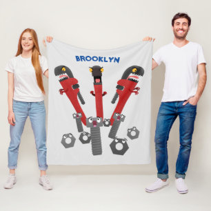 Monster-Tools für Spaß Cartoon Fleecedecke