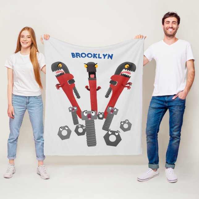 Monster-Tools für Spaß Cartoon Fleecedecke (Beispiel)