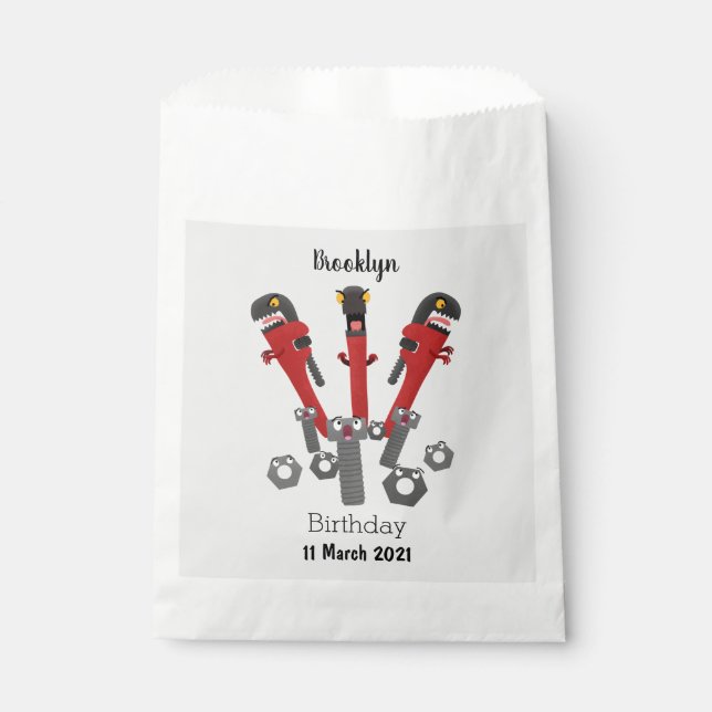 Monster-Tools für Spaß Cartoon Geschenktütchen (Vorderseite)
