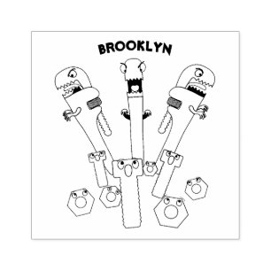 Monster-Tools für Spaß Cartoon Gummistempel