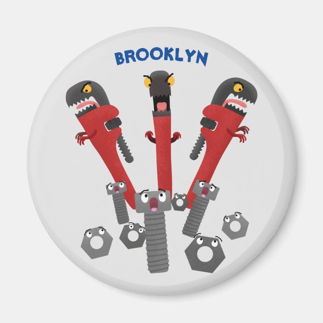 Monster-Tools für Spaß Cartoon Magnet (Vorne)