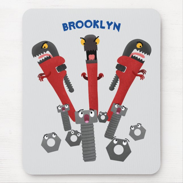 Monster-Tools für Spaß Cartoon Mousepad (Vorne)