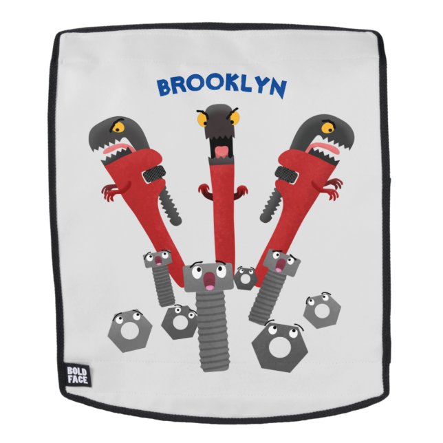 Monster-Tools für Spaß Cartoon Rucksack (Abnehmbare Front)