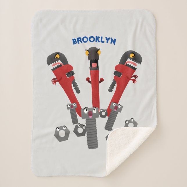 Monster-Tools für Spaß Cartoon Sherpadecke (Vorderseite)