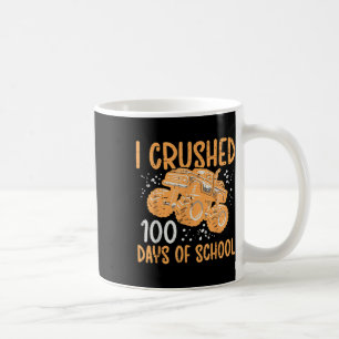 Monster Truck 100 Tage Schule 100. Tag Jungen Kind Kaffeetasse
