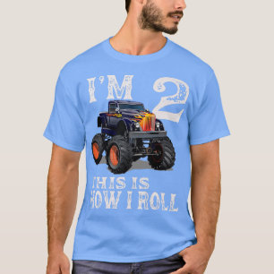 Monster Truck 2. Geburtstagsgeschenke ich bin 2 So T-Shirt