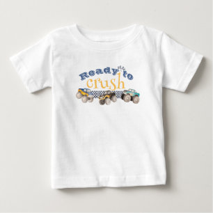 Monster Truck 4. Geburtstags-Shirt Personalisiert  Baby T-shirt