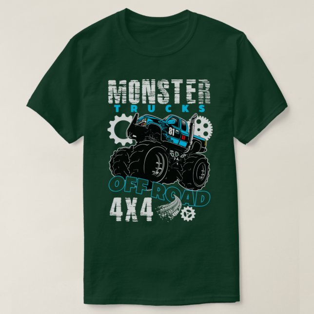 Monster Truck 4x4 Off Road 1 T-Shirt (Design vorne)