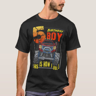 Monster Truck 5. Geburtstag Lkw Geburtstag Geburts T-Shirt