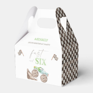 Monster Truck 6. Geburtstagskarte Geschenkschachtel