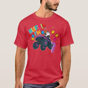 Monster Truck 7 Panda Fahrer Niedlich Bären Hausti T-Shirt