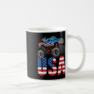 Monster Truck American Flag 4. Juli USA Racing Kaffeetasse