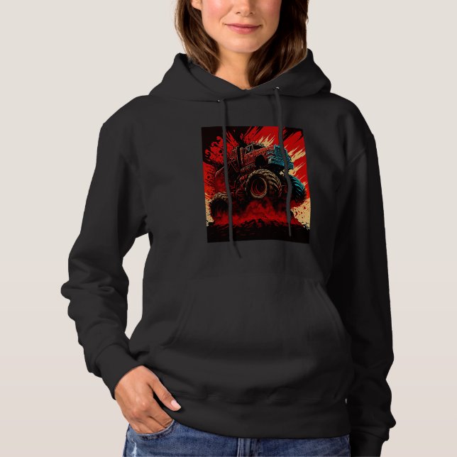Monster Truck Big Style Truck Hoodie (Vorderseite)