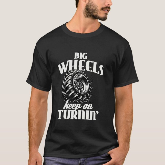 Monster Truck Big Wheels Off Road Adventure T Shir T-Shirt (Vorderseite)