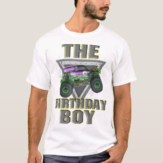 Monster Truck Birthday Boy T-Shirt