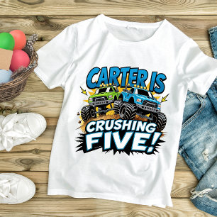 Monster Truck Birthday - Kinderrennen Party Baby T-shirt