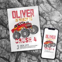 Monster Truck Birthday Party