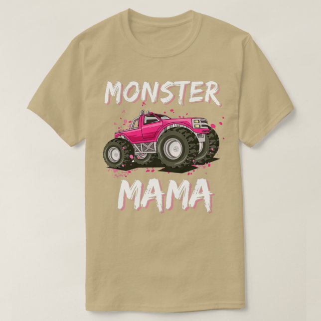 Monster Truck Birthday Theme T-Shirt (Design vorne)