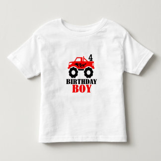 Monster Truck Boys Alter Geburtstag Kleinkind T-shirt