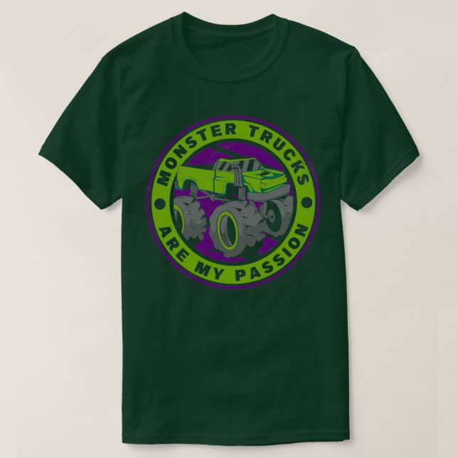 Monster Truck Car T-Shirt (Design vorne)