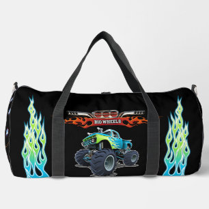 Monster-Truck-Cartoon Duffle Bag