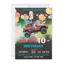 Monster Truck Childrens Geburtstag