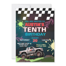 Monster Truck Childrens Geburtstag