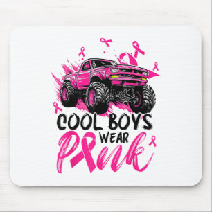 Monster Truck Coole Jungen tragen NK-Brustkrebs-Aw Mousepad