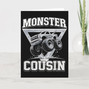 Monster Truck Cousin Fathers Day Monster Truck Sin Karte