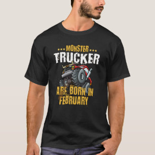 Monster Truck Crusher Jam Birthday Bday Geboren in T-Shirt