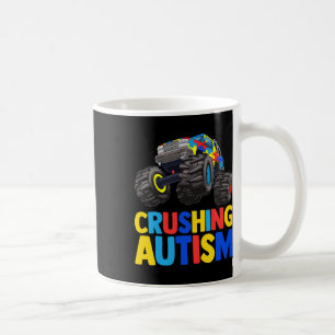 Monster Truck Crushing Austim Autismus Bewusstsein Kaffeetasse