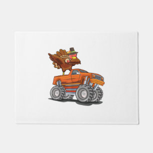 Monster Truck Dabbing Türkei Hooray Happy Thanksgi Fußmatte