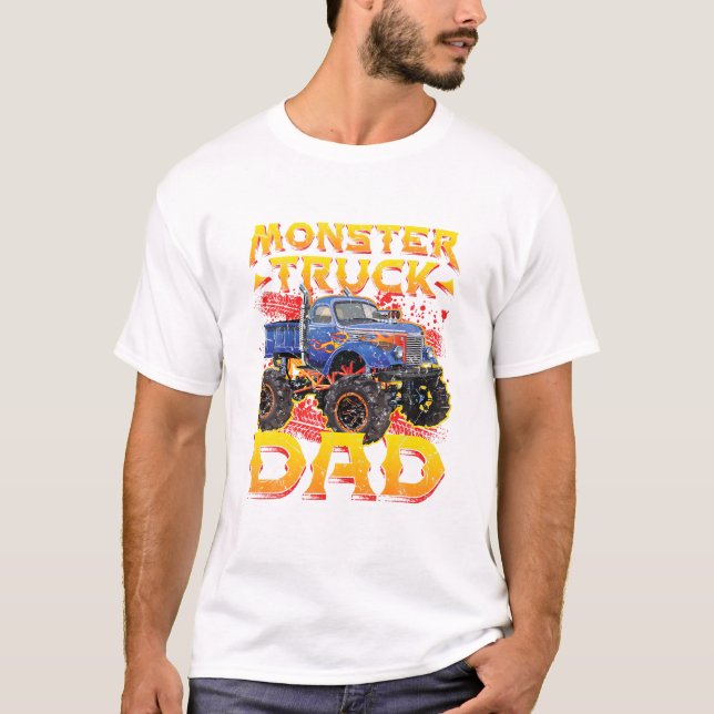 Monster Truck Dad Daddy T-Shirt (Vorderseite)