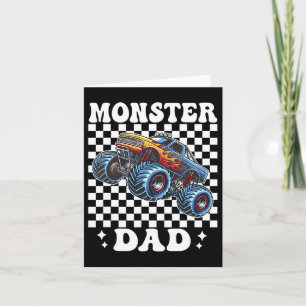 Monster Truck Dad Monster Truck sind mein Ding Tru Karte