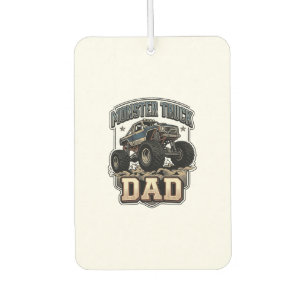 Monster Truck Dad Vintage Vector T-Shirt Design_1 Autolufterfrischer