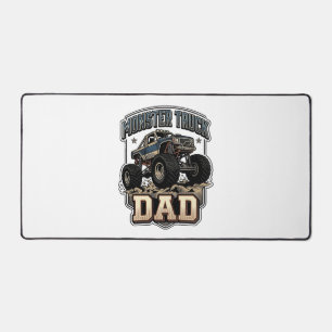 Monster Truck Dad Vintage Vector T-Shirt Design_1 Schreibtischunterlage