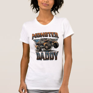 Monster Truck Daddy Vintage Gravur Shirt Design