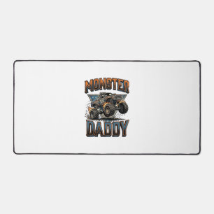 Monster Truck Daddy Vintage Gravur Shirt Design Schreibtischunterlage